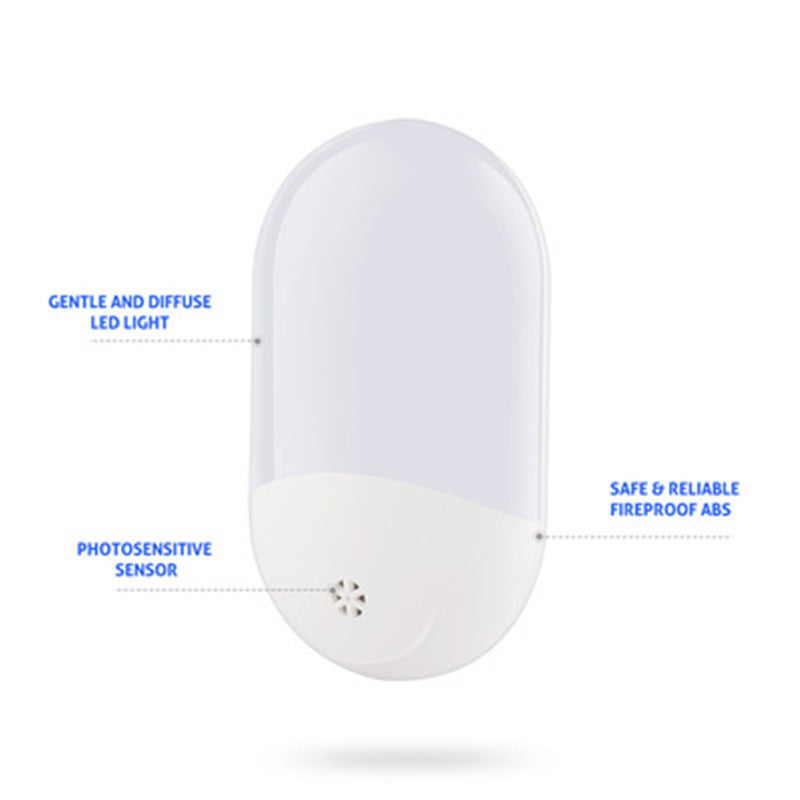 LED Wall Light with Plug-in and Light Control Night Light